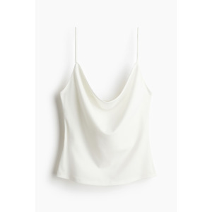 Топ H&M Cowl-neck Camisole, белый