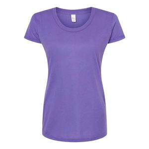 Tultex Женская футболка Slim Fit Tri-blend, цвет Lilac Tri Blend