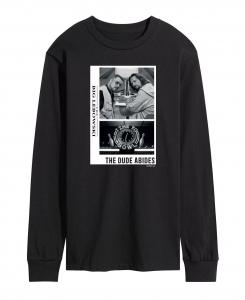 Мужская футболка с длинным рукавом the big lebowski the dude AIRWAVES, черный