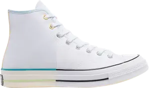 Кроссовки Converse Chuck 70 High White Pack - Chambray Blue, синий