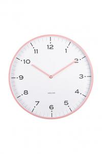 Настенные часы «Цирковые кольца» 40 см Karlsson, розовый