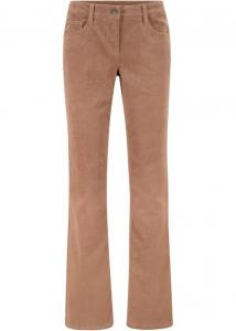 Брюки bootcut из эластичного вельвета Bpc Bonprix Collection, оранжевый