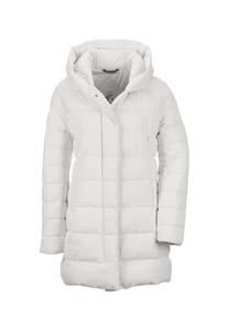Длинная стеганая куртка с капюшоном Madeleine, белый