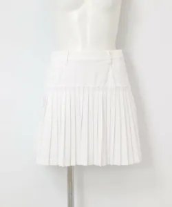 Плиссированная юбка, быстросохнущая под воздействием УФ-излучения Archivio, цвет White(090)