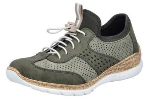 Слипоны Rieker, Fir/Pastel green