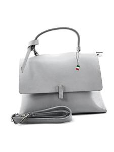 Кожаная сумка через плечо Florence, светло-серая, примерно 31 см Florence