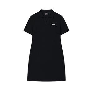 Платье Heritage с короткими рукавами для женщин FILA, черный