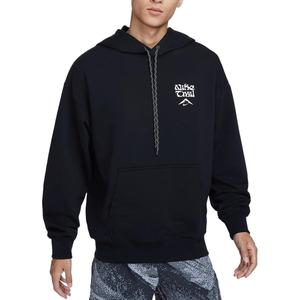 Мужская беговая толстовка Trail Dri-FIT Fleece Nike, черный/белый