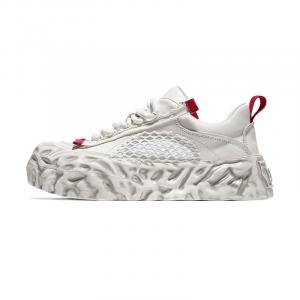 Низкие кроссовки для скейтбординга, увеличивающие рост, с амортизацией и износостойкостью, унисекс SALAXI, Moon White