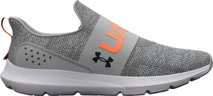 Кроссовки Under Armour Surge 3 Slip Mod Grey Orange Blast, серый