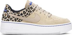 Кроссовки Nike Wmns Air Force 1 Sage Low Premium 'Leopard', загар