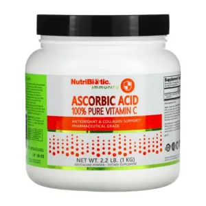 Витамин C в порошке NutriBiotic 2000 мг, 1 кг