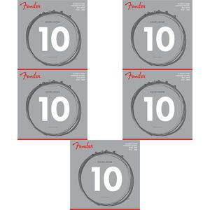 Fender 155R Classic Core Старинные никелевые струны с шаровым наконечником для электрогитары — .010–.046, обычные (5 шт. в упаковке) 0730155406 5-Pack