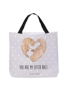 Шоппер Mr. & Mrs. Panda, серый пастельный