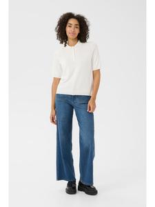 Kaffe Вязаный свитер KAliza прямого кроя, цвет «Мел»