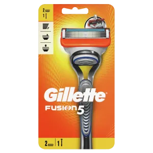Gillette Fusion5 бритва, 1 шт + сменный блок 2 шт/1 упаковка