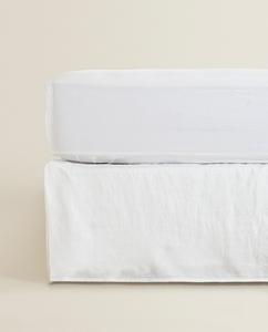Простыня Zara Home Faded Linen Valance, белый