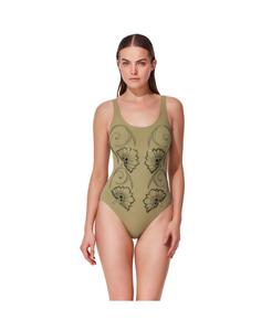 Женский купальник-слитный Hokkaido с вырезом-лодочкой Gottex, Light-olive