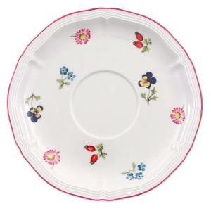 Блюдце для кофейной чашки Villeroy & Boch Petite Fleur, 17 см, белый