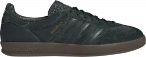 Кроссовки Adidas Gazelle Indoor 'Shadow Green Gum', зеленый