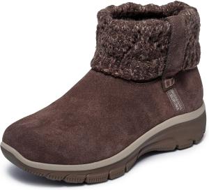 Женские кроссовки Skechers Easy Going - Cozy Weather 2 из замши, с легким надеванием без рук, Chocolate