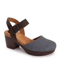 Женские туфли Merritt с закрытым носком и ремешком на четверть дюйма Muk Luks, синий