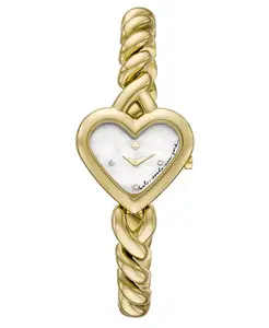 Женские часы Monroe Heart с тремя стрелками, позолоченные, из нержавеющей стали, 27 мм kate spade new york