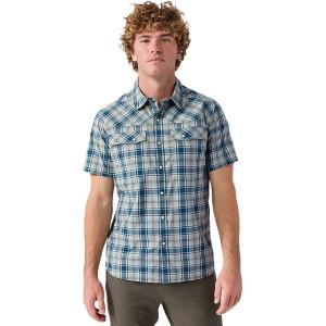 Эдди рубашка с коротким рукавом Stio, цвет sage flats plaid