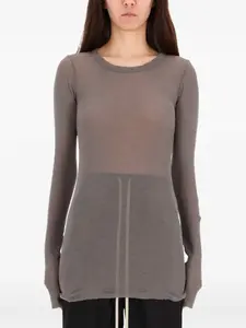 Футболка с длинными рукавами Rick Owens, серый