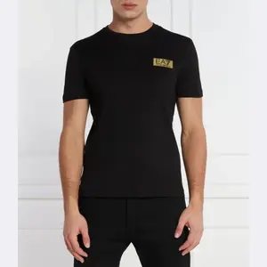 Футболка стандартного кроя Ea7, черный
