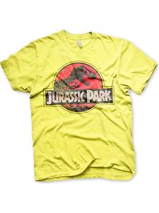 Футболка желтого цвета Jurassic Park