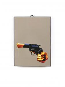 Зеркало среднего размера SELETTI/ТУАЛЕТНАЯ БУМАГА, РЕВОЛЬВЕР