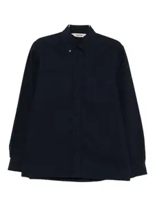 Рубашка с длинными рукавами и застежкой на пуговицы ASPESI, синий