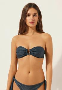 Топ бикини Calzedonia GLOWING PYTHON, Blue