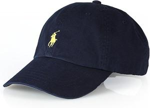 Polo Ralph Lauren мужская бейсболка из хлопчатобумажного чино, Relay Blue/Wicket Yellow