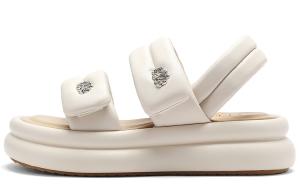 Пляжные сандалии женские черные/бежевые ELLE