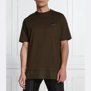 Футболка оверсайз Les Hommes, хаки