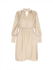 Faina Женское платье бежевого цвета