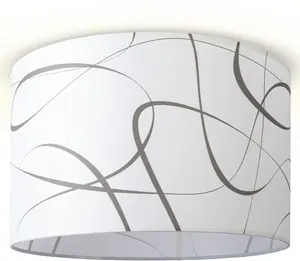 Светильник потолочный Paco Home Hugo Tribal, белый