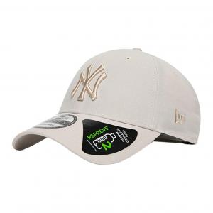 New Era Бейсболка из полиэстера хлопка и полипропилена унисекс цвет экрю, Ecru