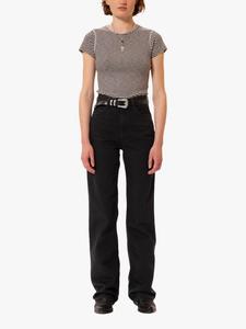 Джинсы из чистого органического хлопка eileen Nudie Jeans, черный