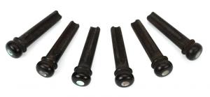 Булавки Taylor Ebony Bridge с точками Abalone (5 шт.) в комплекте 7251=5