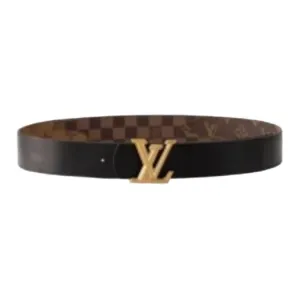 LOUIS VUITTON Кожаный ремень Unisex Brown/Black