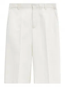 Прямые хлопчатобумажные льняные шорты Filippa K, белый