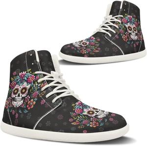 Pugasmiru Женские кроссовки для хайкинга с принтом огненной машины, спортивная обувь для активного отдыха, ходьбы и трейлраннинга, с белой подошвой