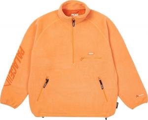 Толстовка Palace Polartec Lazer Outer 1/2 Zip 'Orange', оранжевый