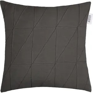 Декоративные подушки из коллекции SCHÖNER WOHNEN Across с графической декоративной строчкой Schöner Wohnen-Kollektion, Anthrazit + unifarben