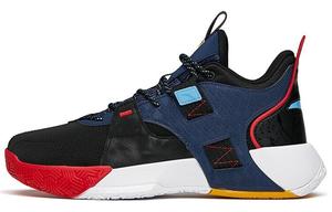 Кроссовки для баскетбола Speedy мужские с низким верхом, черные/синие Anta