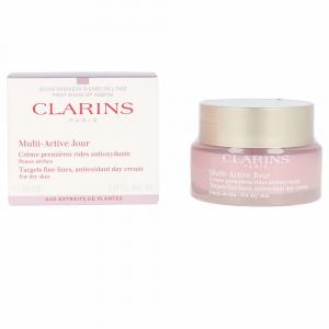 Увлажняющий крем для ухода за лицом Multi-active día crema pieles secas Clarins, 50 мл