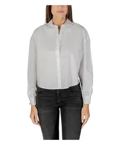 Элегантная блузка с длинными рукавами Armani Exchange, белый